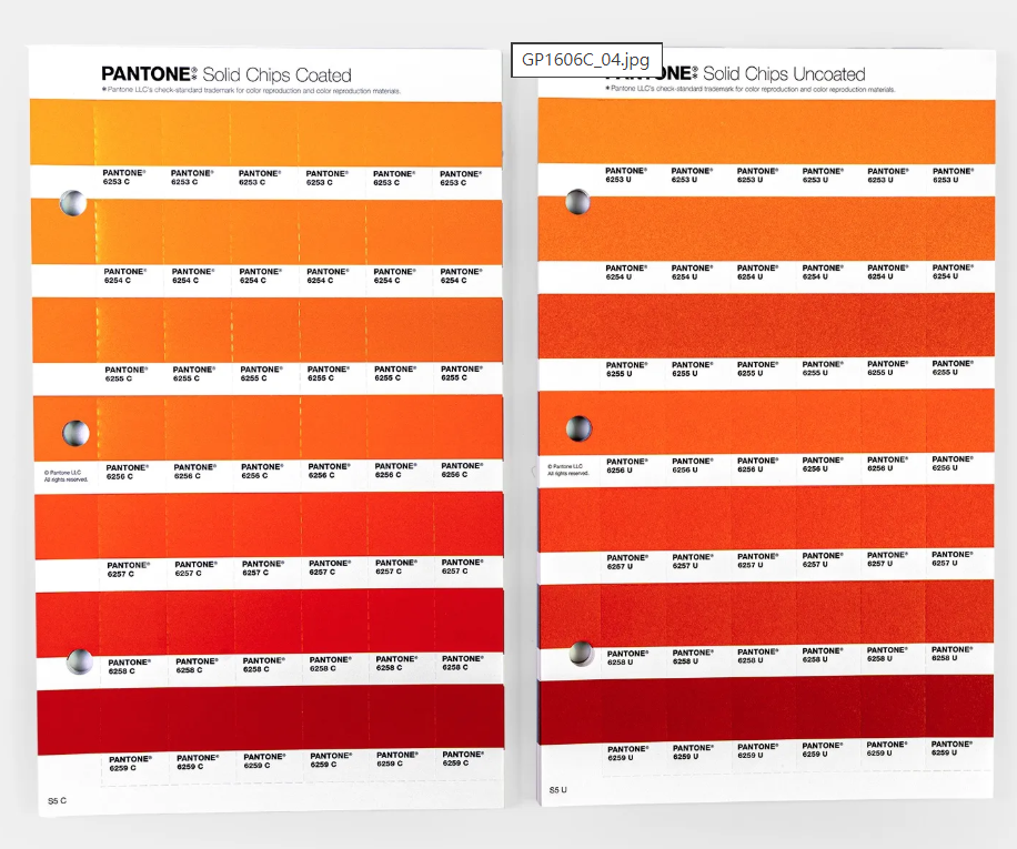 Pantone GP1606C 印刷大本可撕色票 最新2614色(2026版) – 銅版紙(光面)&模造紙(霧面):圖片 4